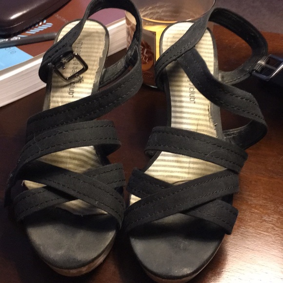 Canvas wedge sandals - Picture 1 of 5